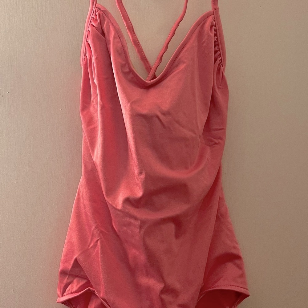 Coral One-Piece Swimsuit